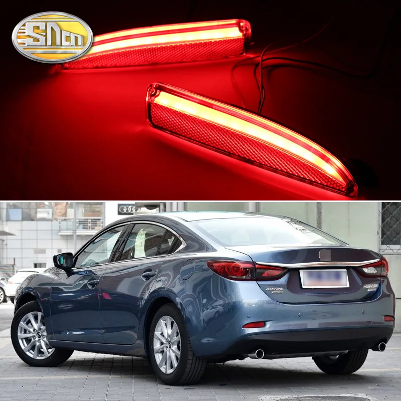 

For Mazda 3 2014~2016 / Mazda 6 2013~2016 Multi-function Car LED Rear Bumper Reflector Fog Lamp Brake Light Turn Signal Light