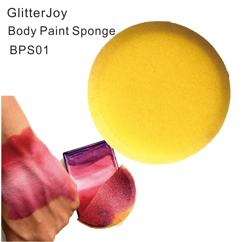 BPS01 2 шт./упак. круглый на водной основе для тела губка для краски буфами на рукавах косметический спонж для макияжа