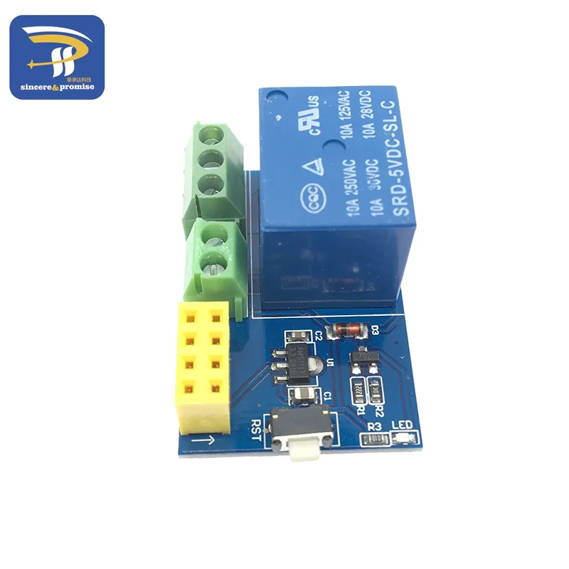 ESP8266 5 в Wi-Fi Релейный Модуль DS18B20 DHT11 RGB светодиодный пульт управления, умный дом, пульт дистанционного управления, телефонное приложение, ESP-01S