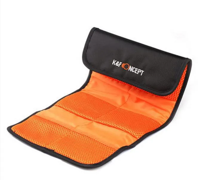 DJI Phantom 3 4 Filter Lens Cap Storage Bag Case Pouch Support 25mm 86mm Filters