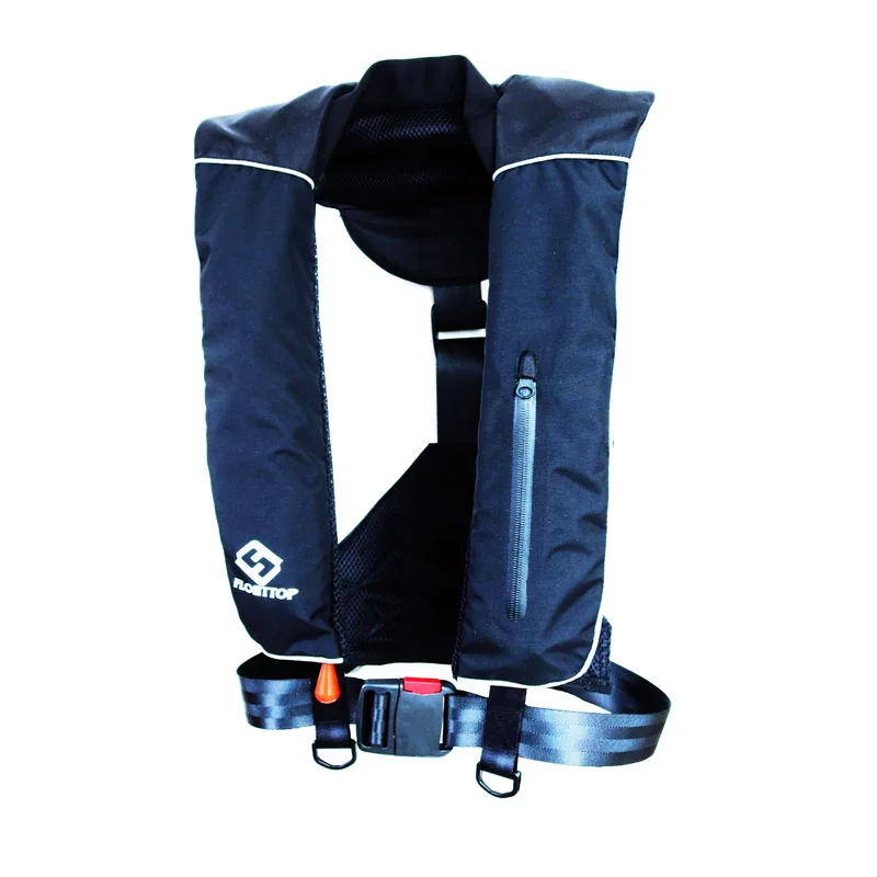 FLOATTOP automática adultos inflable Manual PFD vida chaleco salvavidas supervivencia natación náutica pesca 150N flotabilidad 33lbs - 1