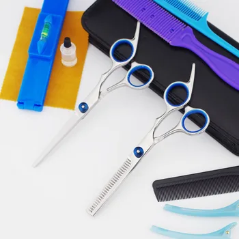 

9pcs/Set Hair Styling Kit Barber Scissors Professional Hairdressing Scissors Women Beauty Bangs Hairdresser'S Scisors with Box