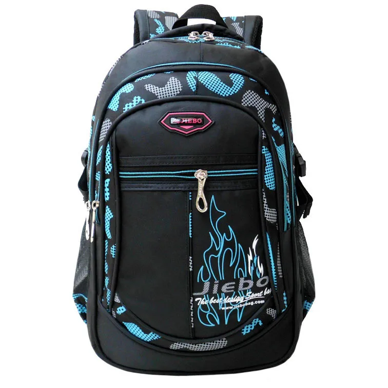 2014 New High Quality Nylon School Bag Primary And Middle School Student Backpack Boy Double