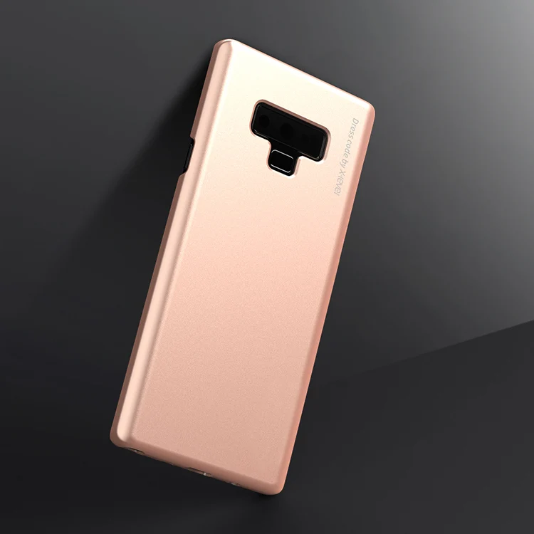 X-Level для samsung Note 9 чехол Роскошный милый тонкий Матовый Пластиковый ударопрочный твердый Броня чехол для телефона для Note 9 задняя крышка Capa - Цвет: Light Gold