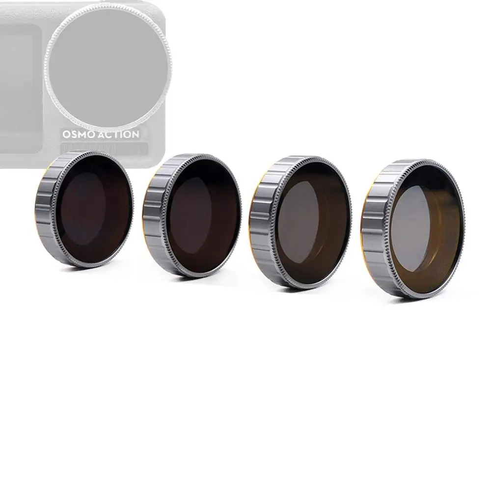 Фильтр для экшн камеры TOMAT OSMO 4 Pack ND8 ND16 ND32 ND68 объектив совместим с DJI Osmo аксессуары