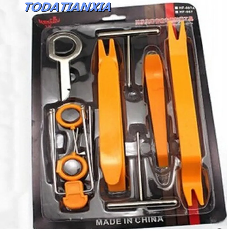

12pcs car Audio Removal Open Installer Tool FOR lifan x60 X50 620 320 520 125CC smily chery tiggo 3 5 2016 A3 QQ A5 A1 lifan