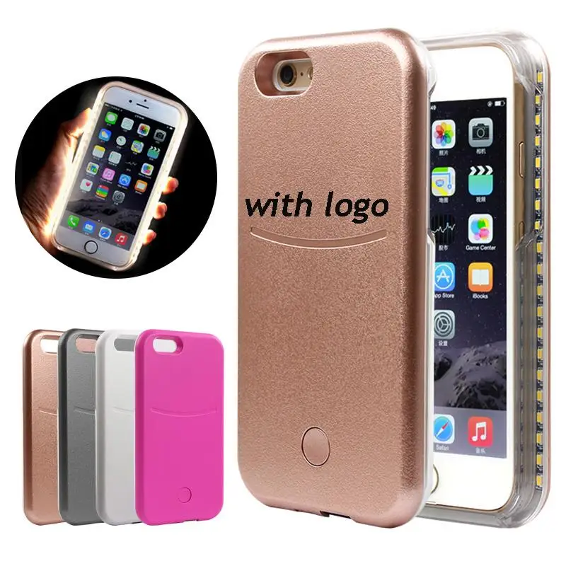 WITH Lumee LOGO 2016 Fashion Luxury Llluminated Selfie Hard Cover Case For iPhone 6 6s 6 Plus 6s Plus Cases LED Light Funda Capa