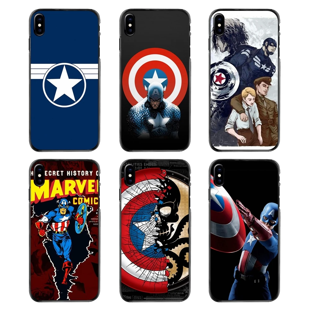 marvel Captain America Accessories Phone Shell Cover For Samsung Galaxy A3 A5 A7 A8 J1 J2 J3 J5 J7 Prime 2015 2016 2017 |