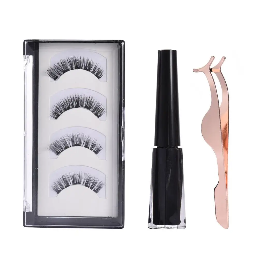 Magnetic Eyeliner with Magnetic False Eyelashes Set 2-pair Five Magnetic 3D Magnet False Eyelashes Magnetic Eyeliner with Magnetic False Eyelashes Set 2-pair Five Magnetic 3D Magnet False Eyelashes