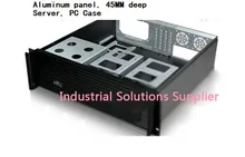 Quality aluminum panel 3u computer case industrial computer case server computer case pc large-panel big power supply 10 plate