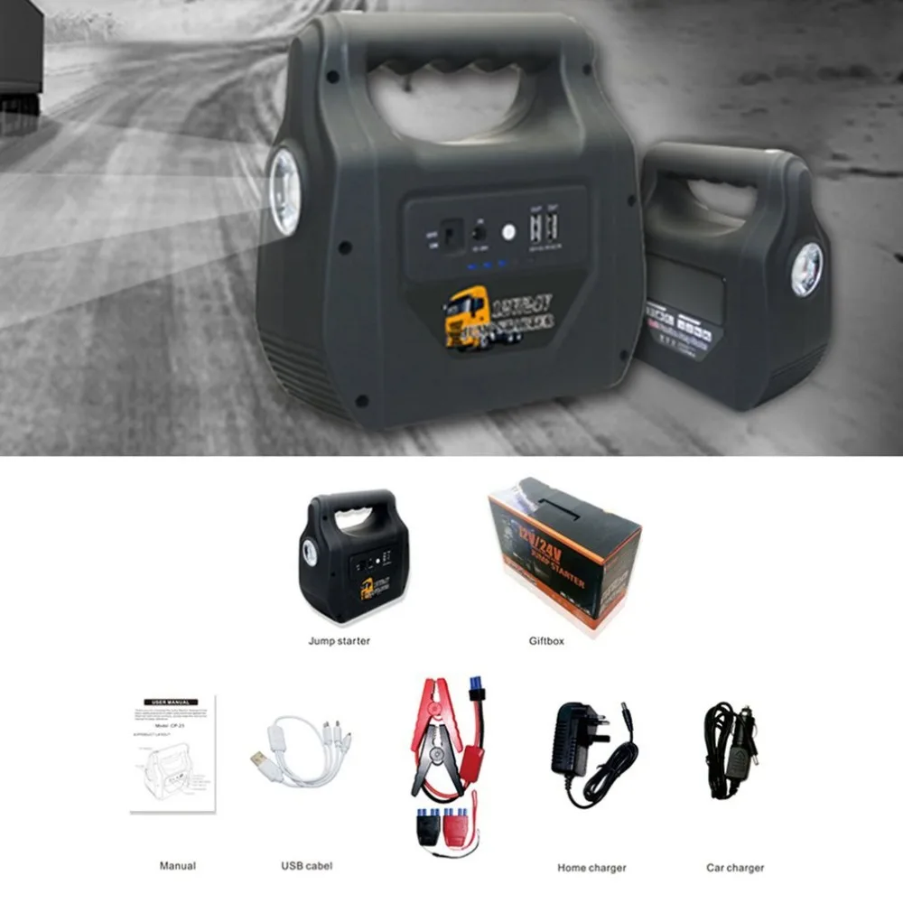 

30000mAh Multi-Function Jump Starter Mini Portable Emergency Battery Charger Car Jump Starter Booster Power Bank