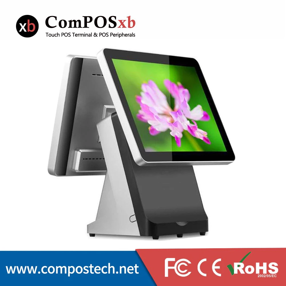 ComPOS Новый кассовый аппарат 15 дюймов многофункциональный TFT LCD EPOS система