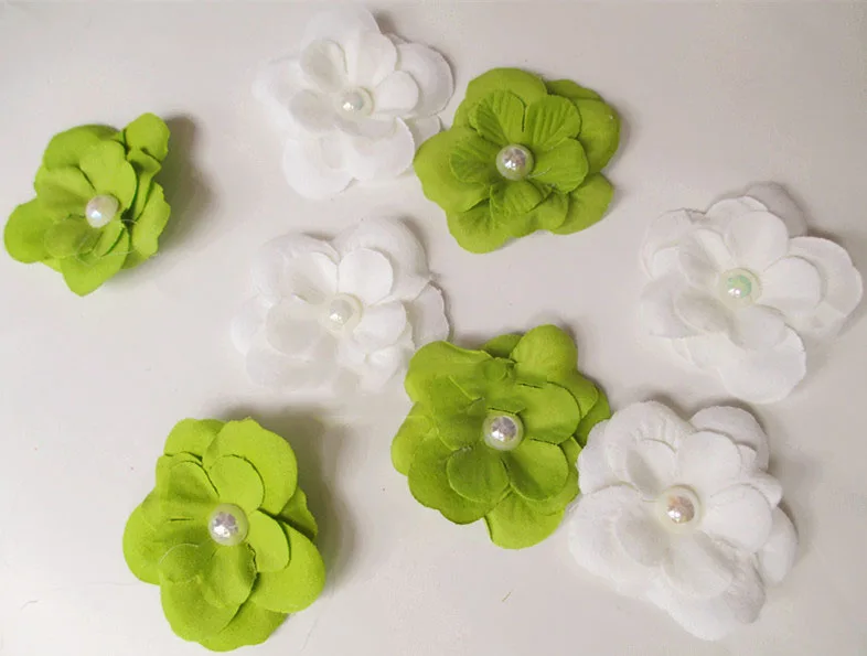 

artificial flowers head DIY clothes small flowers simulation pearl corsage hat 5CM