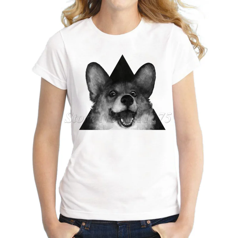 

2019 Women New Retro Fox Design T shirt Lady Fantastic Cute Fox Printed Tops Popular Tees