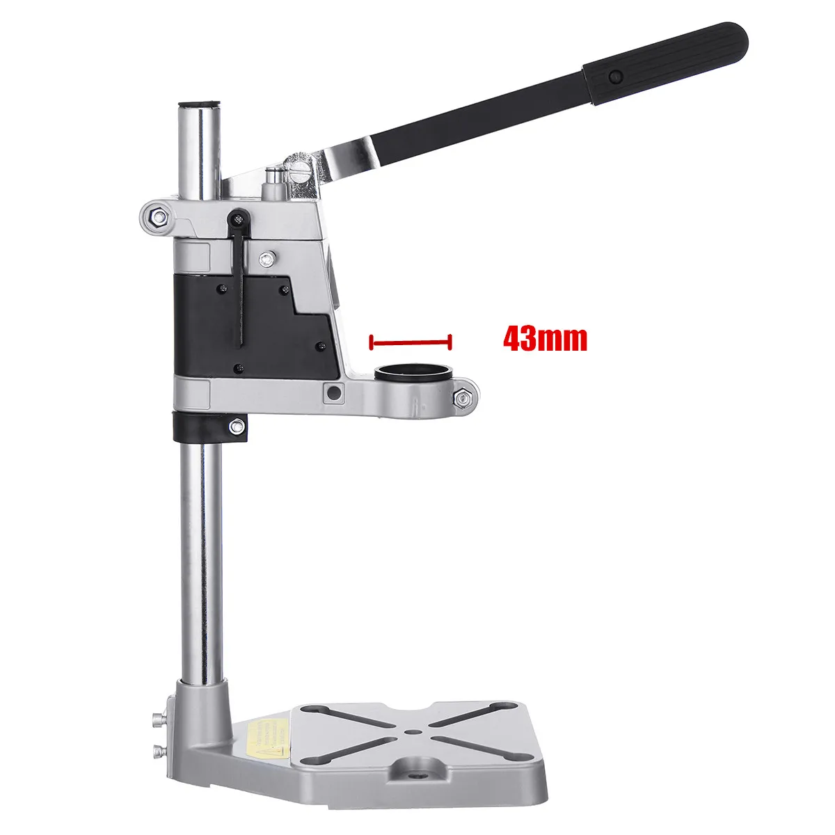 Бытовая электрическая дрель с одним отверстием, подставка из углеродистой стали и алюминия, регулируемая для деревообрабатывающего станка DIY