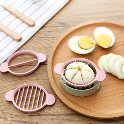

Cooking Tools 3in1 Cut Multifunction Kitchen Egg Slicer Cutter Mold Flower Edges Tools Kitchen Accessory Free Shipping