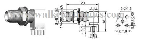 SMA FRA PCB 20mm-1