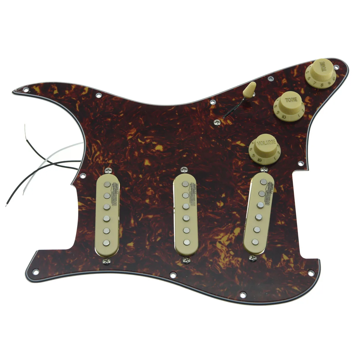 KAISH заряженные электрогитары Pickguard Prewired Pickguard с звукоснимателями Wilkinson для Fender Strat Сделано в США или Мехико