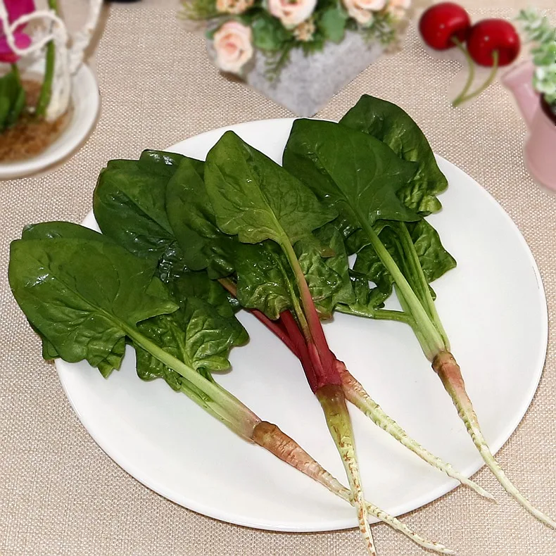 

Simulated Vegetables Spinach Food Model Props PU Vegetable Cabinet Shopping Mall Model Decoration Artificial Props Accessories