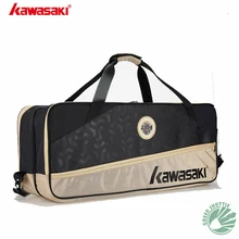 Новинка, сумка для бадминтона Kawasaki, 6 рюкзаков на одно плечо, сумки для ракетки для бадминтона, мужская и женская спортивная KBB-8640 8641