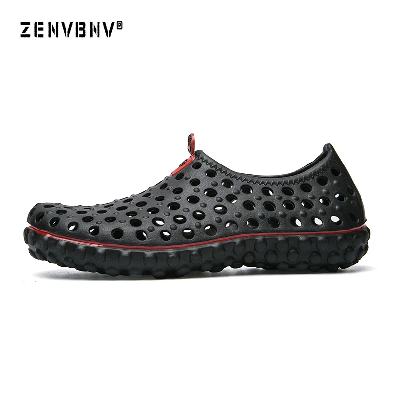 

Zenvbnv 2019 Summer Garden Clogs For Men Wading Sandals Lightweight Shoes Male Slip On Flats Slippers Breathable Aqua Shoes
