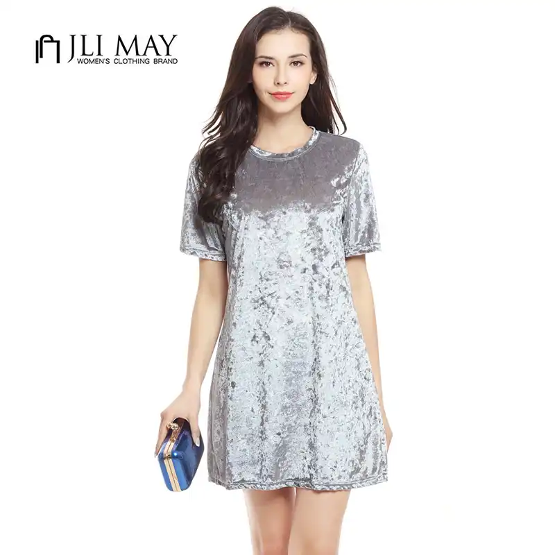 black velvet t shirt dress