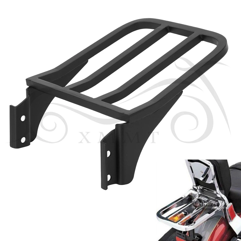 Багажная стойка для мотоцикла Sissy Bar Harley Sportster XL 04 17 Dyna 06 Softail 84 05 FLST FLSTC FLSTSC черный