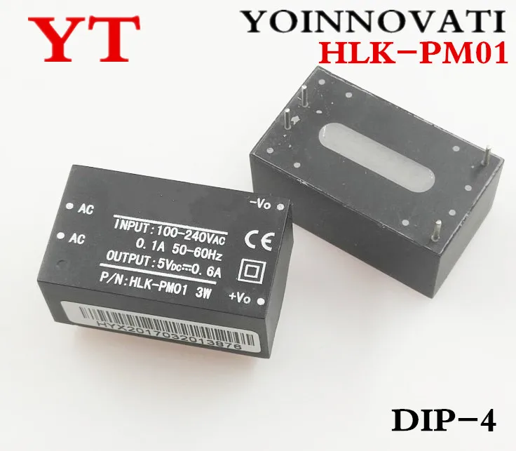

10pcs/lot AC-DC isolated power modules turn 220v 5v, switching step-down power module HLK-PM01 Best quality