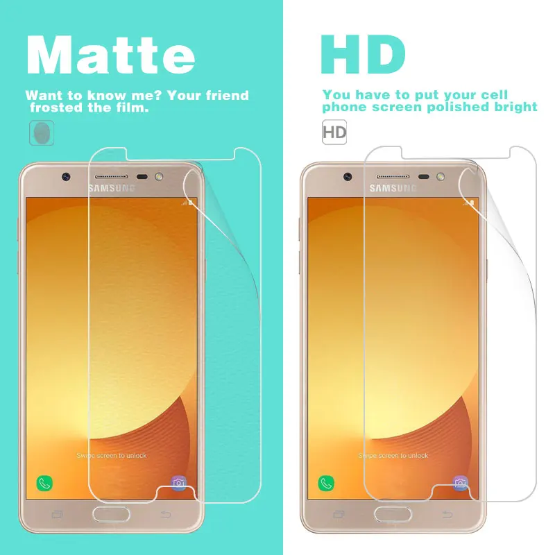 Matter film and Glossy Film For Samsung Galaxy J7 Max G615F 5.7 in LCD HD Clear&ampAnti-Glare Screen Protector Guard | Мобильные