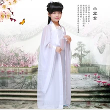 Классический Детский костюм в китайском стиле; изящное платье феи для девочек; изысканное детское платье принцессы из вуали; костюм Танга