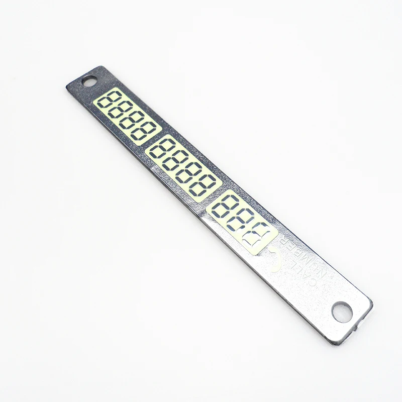 

Temporary parking phone number luminous sucker phone number card for Volvo S40 S60 S80 XC60 XC90 V40 V60 C30 XC70 V70/Mini Coope