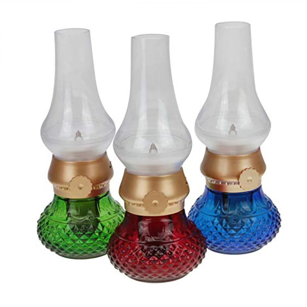 LED Novelty Lighting Retro kerosene lamp Room decoration Oil Table Lamp