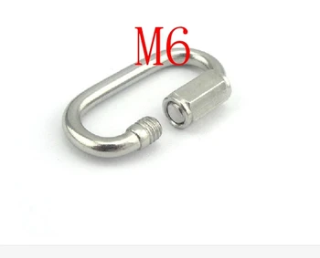 

M6,304,321,316 stainless steel quick connecting link/button link runway/mountaineering buckle chain more specifications
