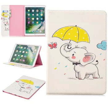 

Smart Flip Leather Case Auto Wake/Sleep Kickstand Cover Wallet Protective Case for iPad Pro 10.5 Inch 2017 Release