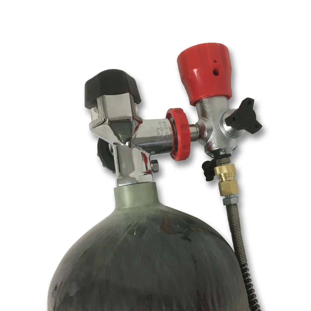 AC168201 Pcp Air Gun 6.8L 4500Psi Cylinder Valve Scuba Cylinder Diving Underwater Gun Speargun Spearfishing Airforce Condor