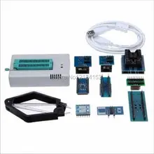 Free Shipping Mini Pro TL866CS USB BIOS Universal Programmer Kit With 9 Pcs Adapter