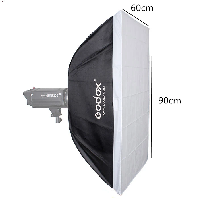 Godox 23," x 35,4"/60*90 см Speedlite Studio стробоскопическая вспышка фото светоотражающий прямоугольный Софтбокс диффузор BW60* 90 для крепления Bowens