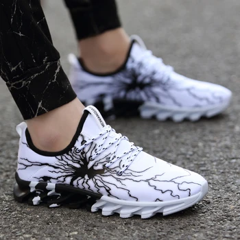 

UNN Rubber Running Shoes Men Casual Sports Shoe Breatahble Outdoor Red Man's Shoes Men Fashion Tenis Black