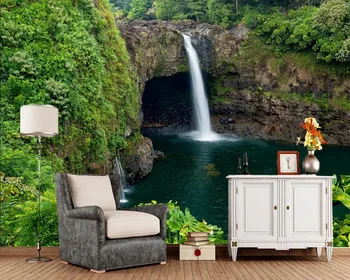 

Papel de parede Jiuzhaigou park Waterfalls Autumn Nature photo wallpaper,living room TV sofa wall bedroom kitchen custom mural