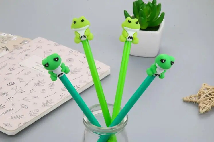 Frog Color Pen Case Bag Stationery Kit