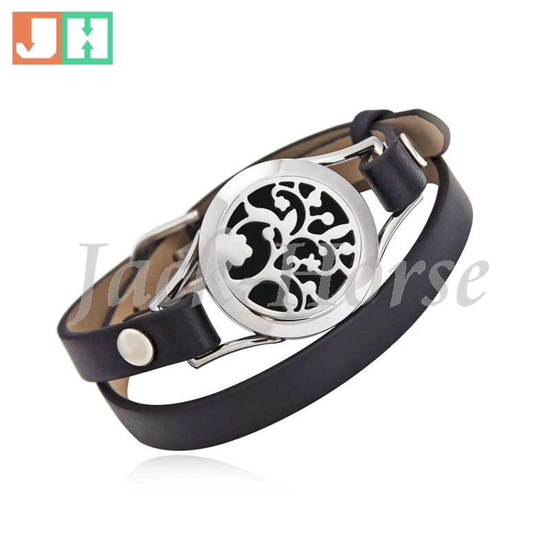 25mm Essential Oil Diffuser Bracelet 316l Stainless Steel Twist Locket