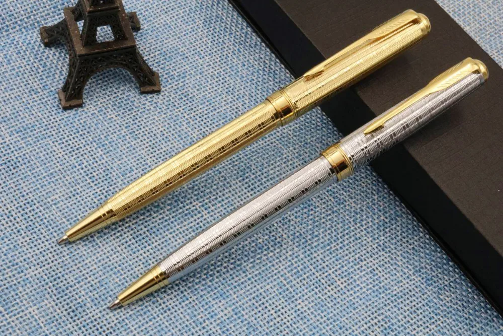 new screw thread metal golden Accessories Ballpoint Penin Ballpoint