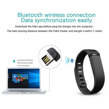 

Bluetooth adapter Bluetooth Wireless Sync Dongle Adapter USB for Fitbit Smart Wristband
