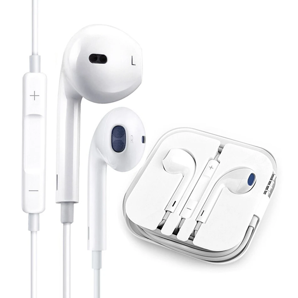 

PRIMOMO 3.5mm Volume Control Earphone Wire Earphone For iPhone Music Earbud Stereo Headphone Mic Headset For Xiaomi Huawei