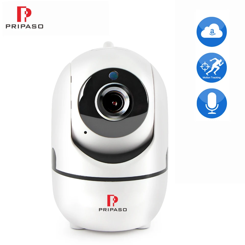 IP камера Pripaso с автоматическим отслеживанием домашняя безопасности ии 1080P