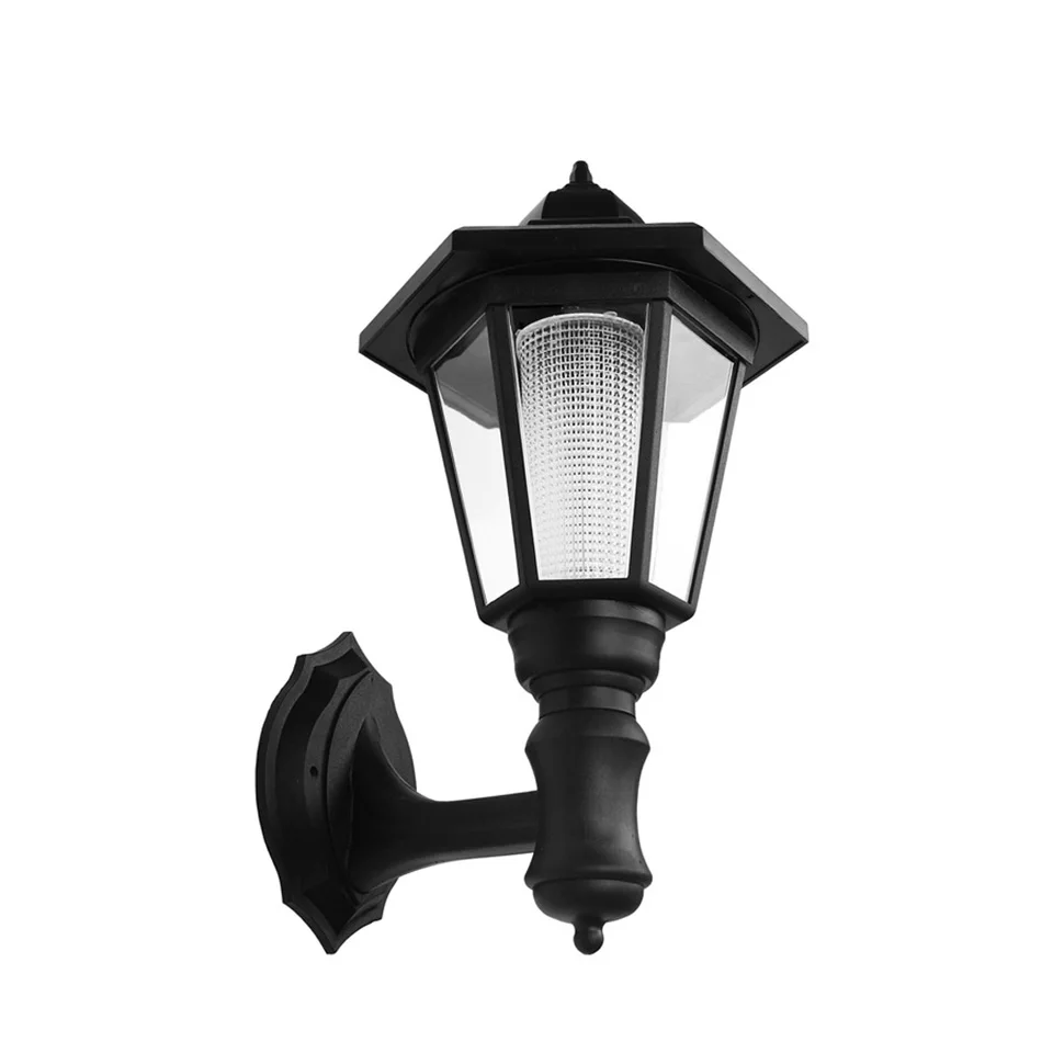 

BRIGHTINWD Modern Led Solar Garden Light Outdoor Waterproof Wall Lamp Hexagonal Light outdoor lighting Cool /Warm White