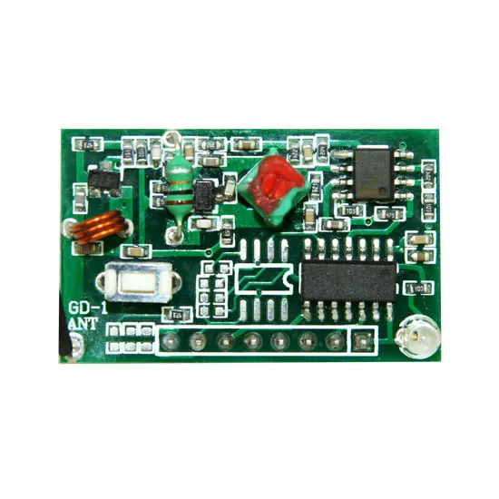 

315,433Mhz super-regenerative receiver module with four study code road ,wireless receiver module / receiver board