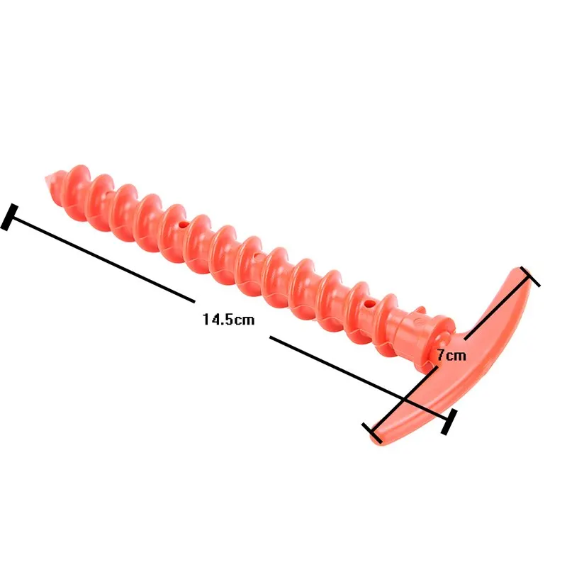 5 шт./лот Пластик нейлон снег грязь посвященный спиральные гвозди Палатка аксессуары Открытый Сверхлегкий палатка ставки колышки булавки