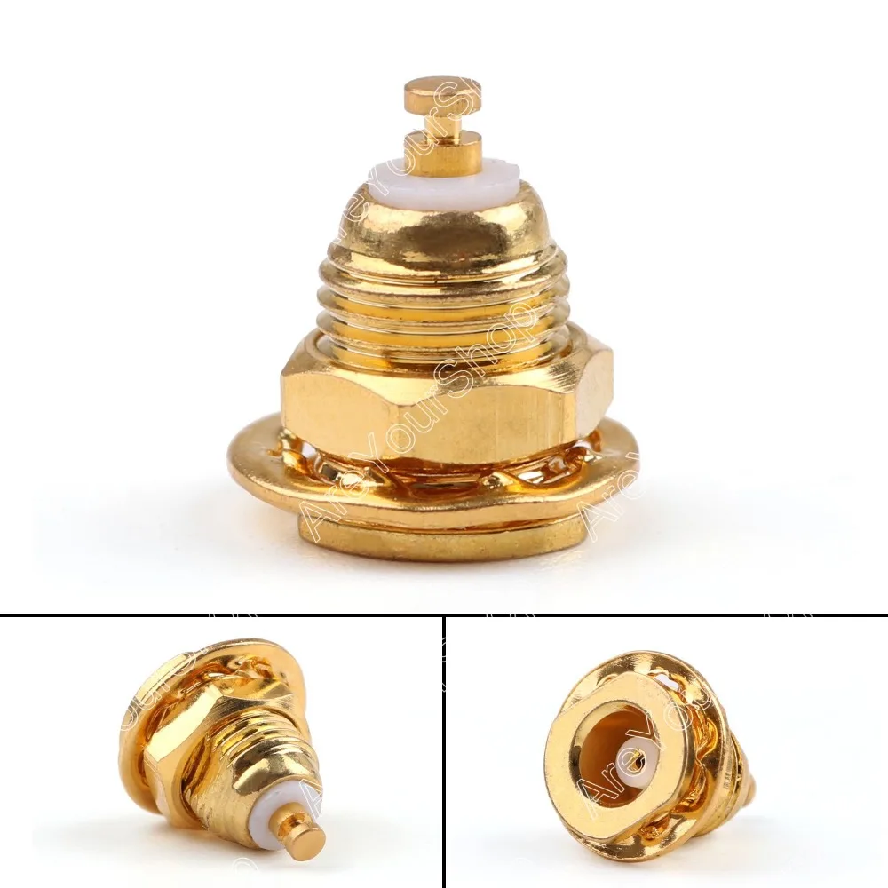 

Areyourshop Sale 10 Pcs Connector MCX Female Jack Bulkhead Solder Panel Mount Straight High Quality minijack plug Wire Connector