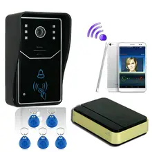 Freeship Wifi Cámara Teléfono de La Puerta Timbre de la puerta de Vídeo Timbre de la Puerta de Intercomunicación Timbre de La Cámara de Intercomunicación Con Dingdong campana